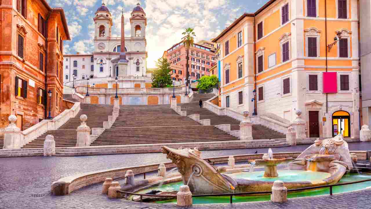 Piazza di Spagna a Roma